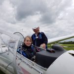 Ausbildung Flugschülerin im Bocian